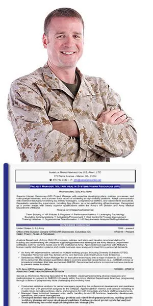 resume writers for veterans