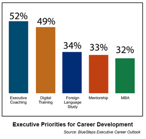 Executve Priorities for Career Development Graph
