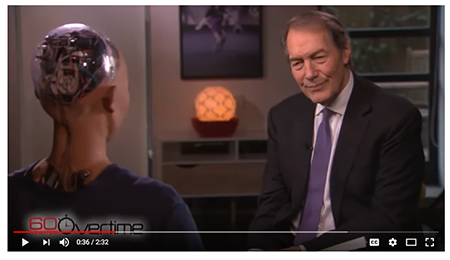 Charlie Rose Interviewing Sophia