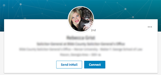 LinkedIn Profile Photo with Dog