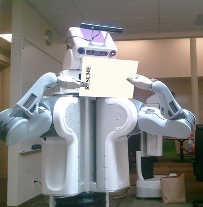 Robot Reading Resume